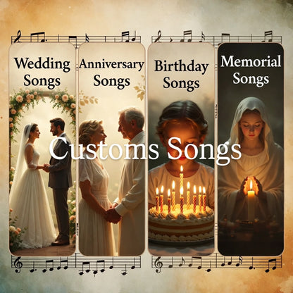 Custom Song Package for Special Occasions - $25 + FREE Lyric Sheet