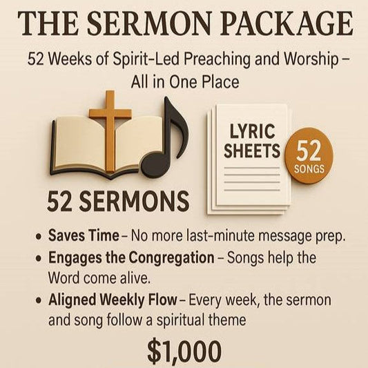 The Sermon Package - $1000 For whole year